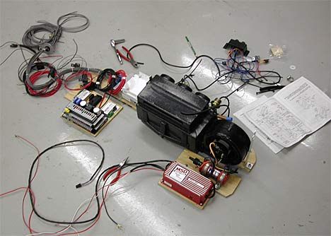 Project33 1933 Ford 3 window highboy coupe - Routing the Coil Wire Part 1